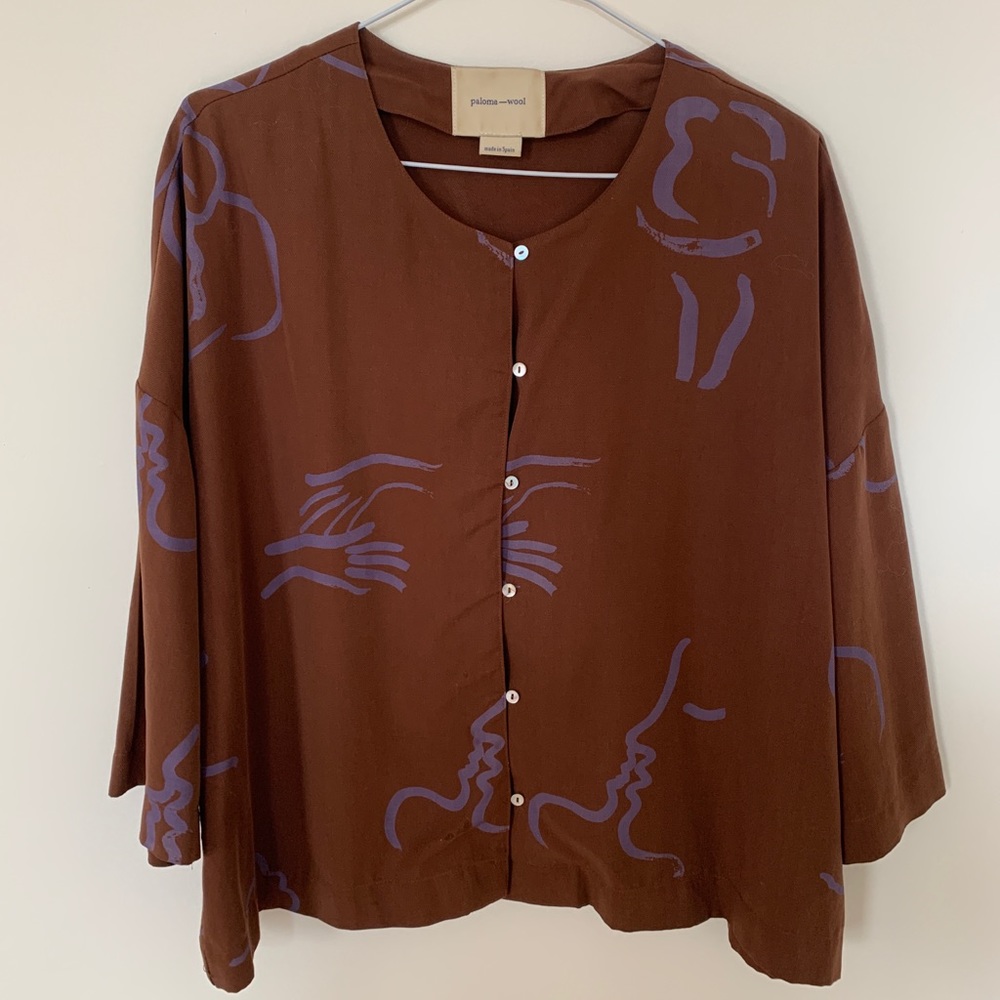 Paloma Wool blouse with buttons (M)